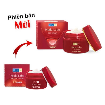 [Rohto] Kem Dưỡng Hada Labo Pro-Aging Retinol B3 Cream 50g