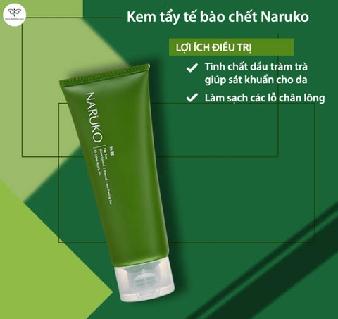 Tẩy Tế Bào Chết Naruko Tea Tree Shine Control & Blemish Clear Peeling Gel - 120ml