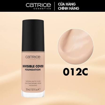 Kem Nền Catrice Invisible Cover Foundation 30ml
