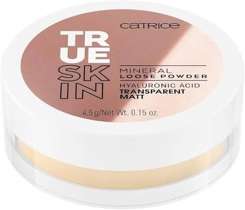 Phấn Phủ Catrice True Skin Mineral Loose Powder Hyaluronic Acid Transparent Matt 4.5g