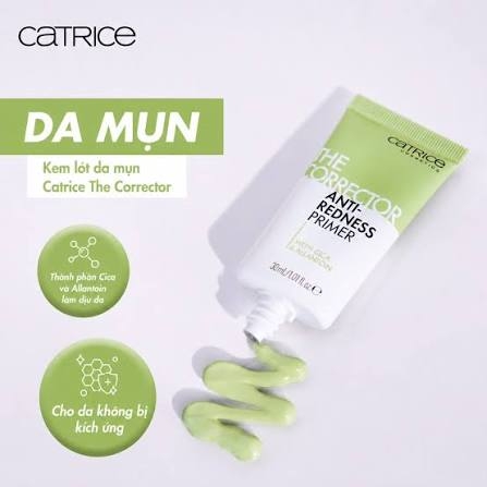 Kem Lót Catrice The Corrector Anti-Redness Primer 30ml