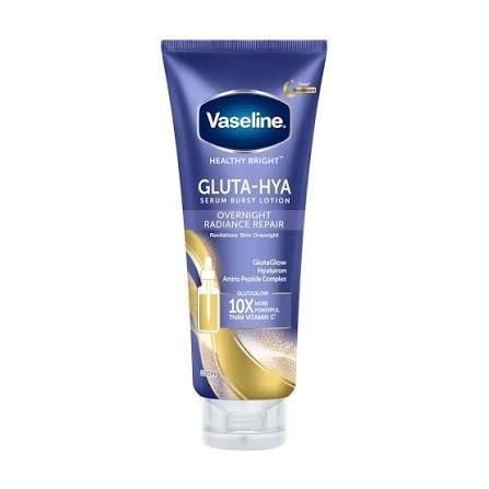 Dưỡng Thể Vaseline Gluta-Hya Serum Burst Lotion Overnight Radiance Repair 330ml