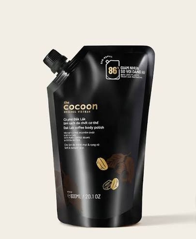 KM The Cocoon Tẩy Tế Bào Chết Cơ Thể Cà Phê Đắk Lắk 600ml