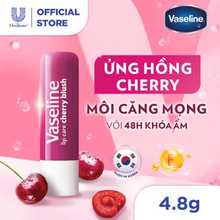 Son Dưỡng Môi Vaseline Lip Care Cherry Blush  4.8g
