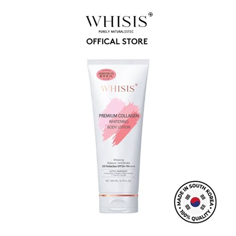 Kem Dưỡng Thể Whisis Premium Collagen Whitening Body Lotion 200ml
