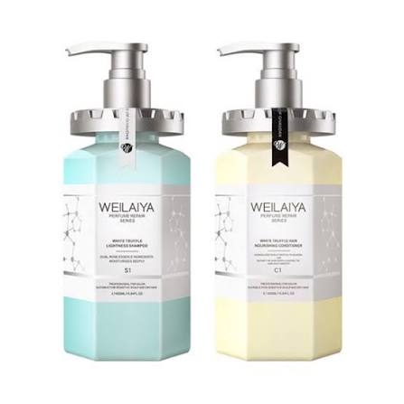 Bộ Gội Xã Weilaiya Perfum Repair Serise White Truffle Lightness S1+ C1(2x450ml)