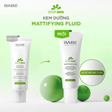 Kem Dưỡng Babe Stop AKN Mattifying Fluid 50ml