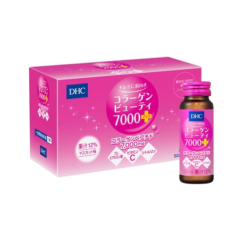 Thực Phẩm Bảo Vệ Sức Khỏe DHC Collagen Beauty 7000+ (10 Chai x 50ml)