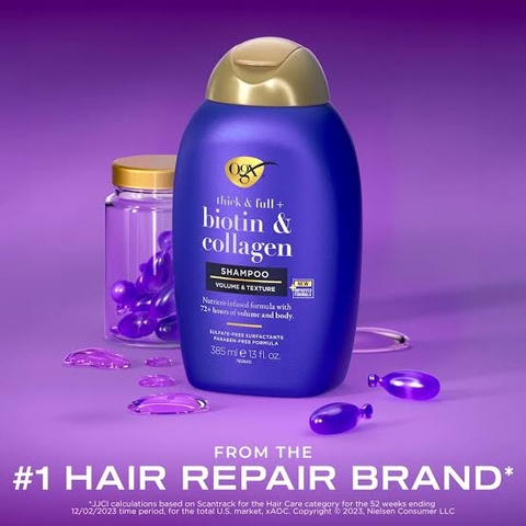 Dầu Gội Biotin OGX 385ml