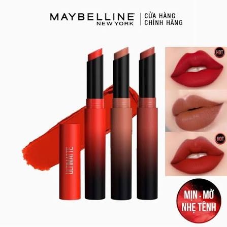 Son Thỏi Maybelline Ulimatte By Colorsensatonal Matte Lipstick