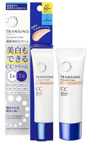 Kem CC Nâng Tông Trắng Sáng Transino Tone CC Cream 30g