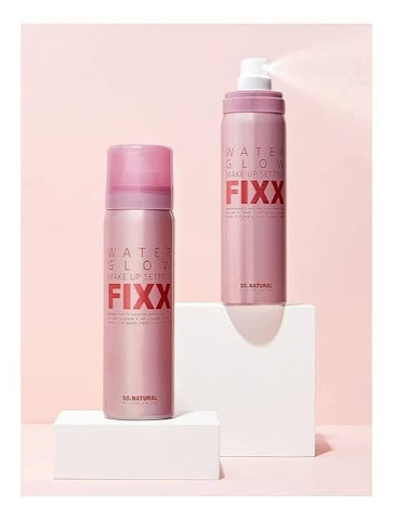 Xịt Khóa Nền So Natural Powder 4 Room Water Glow Make Up Setting Fixx 75ml