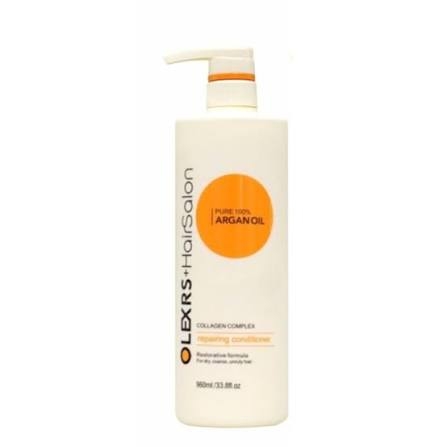 Dầu Xả Olexrs + Hairsalon Pure 100% Argan Oil Collagen Complex Repairing Conditioner - 960ml