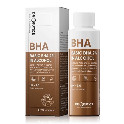 Dung Dịch Tẩy Tế Bào Chết DrCeutics BHA 2% Alcohol 100ml