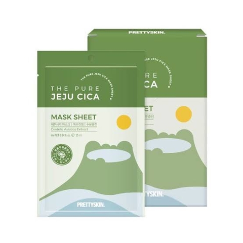 Mặt Nạ Prettyskin The Pure Jeju Cica Mask Sheet 25ml