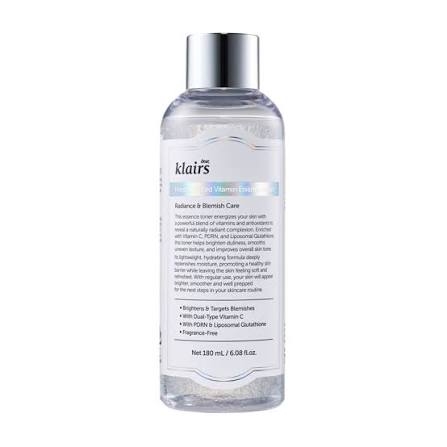 Nước Hoa Hồng Dear,Klairs Freshly Juiced Vitamin Essence Toner 180ml