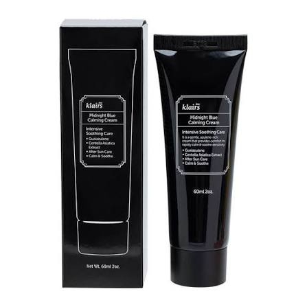 Kem Dưỡng Làm Dịu và Phục Hồi Da Ban Đêm Klairs Midnight Blue Calming Cream - 60ml