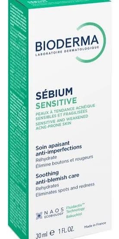 Kem Dưỡng Da Dành Cho Da Mụn, Yếu, Và Nhạy Cảm Bioderma Sebium Sensitive 30ml