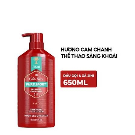 [OLD SPICE] Dầu Gội Xả Old Spice Pure Spot 650ml