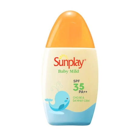 (Rohto) Sữa Chống Nắng Cho Bé Sunplay Baby Mild SPF35+PA++ 30ml