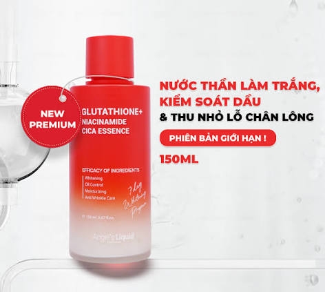 [ANGEL'S LIQUID] Nước Thần Angel's Liquid Glutathione+ Niacinamide Cica Essence 150ml