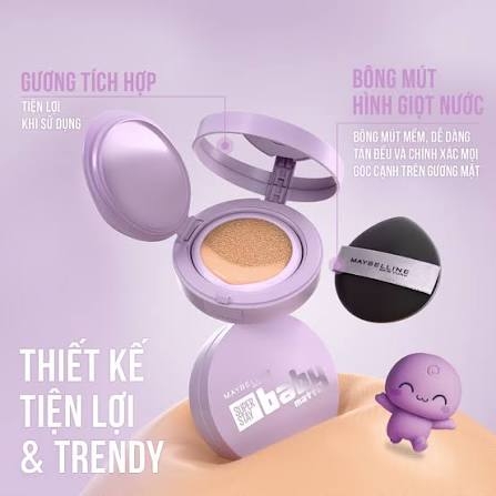 [MAYBELLINE] Phấn Nước Maybelline Super Stay Baby Matte Up To 24h Soft Matte Cushion