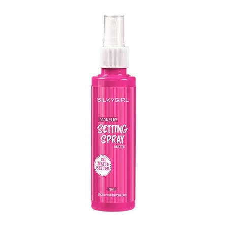 Xịt Giữ Lớp Trang Điểm Lâu Trôi Silkygirl Makeup Setting Spay Matte 70ml