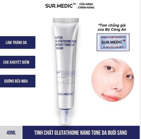 Kem Dưỡng Sur.Medic Bright Tone Up Cream 40ml