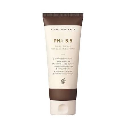 Sữa Rửa Mặt Wonder Bath 5.5 PH Balancing  PHA Cleansing Foam 130ml