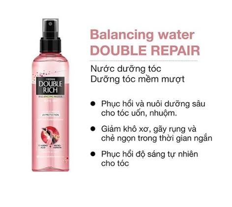 Nước Xịt Dưỡng Tóc Double Rich Cho Tóc Khô Xơ, Hư Tổn 250ml