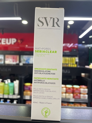 Kem Dưỡng SVR Sebiaclear Mat + Pores 40ml