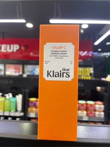Kem Dưỡng Da Dear Klairs Vitamin Toning Barrier Cream 60g