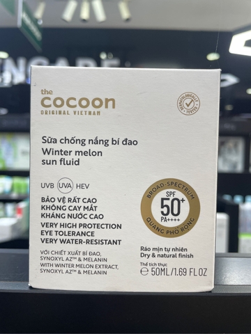 The Cocoon Sữa Chống Nắng Bí Đao 50ml