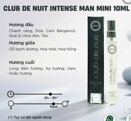 Nước Hoa Armaf Club De Nuit Intense Man EDT 10ml