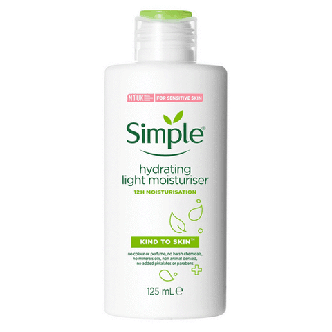 Sữa Dưỡng Ẩm Simple Hydrating Light Moisturiser 12h 125ml