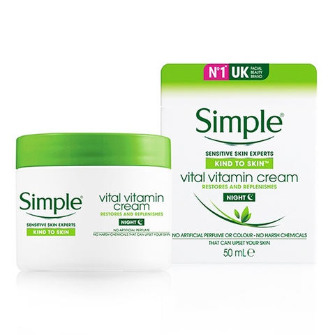 [KNK] Kem Dưỡng Simple Vital Viatmin Cream 50ml