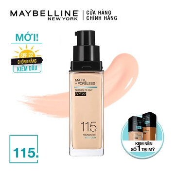 Kem Nền Maybelline Fit Me Matte + Poreless - 115