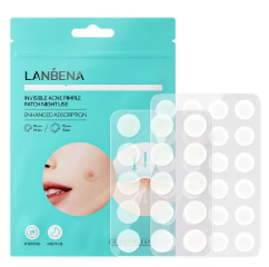 Miếng Dán Mụn Lanbena Invisible Acne Pimple Patch Night Use 34 Patches