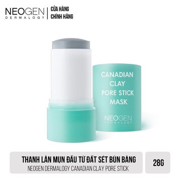 00-Thanh Lăn Mụn Đầu Đen Từ Đất Sét Bùn Băng Neogen Dermalogy Canadian Clay Pore Stick 28g