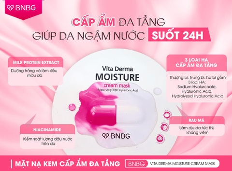 Mặt Nạ BNBG Vita Derma Moisture Cream Mask 30ml