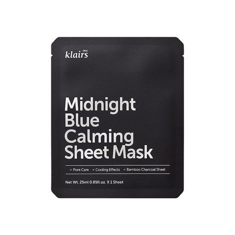 Mặt Nạ Kliars  Midnight Blue Calming Sheet 25ml