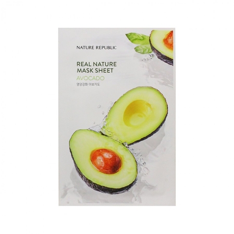 Mặt Nạ Nature Republic Avocado Mask Sheet 23ml