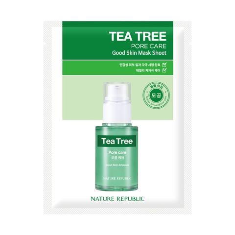 Mặt Nạ Nature Republic Tea Tree Pore Care Good Skin Mask Sheet