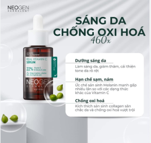Tinh Chất Neogen Real Vitamin C 22% Vitamin C & Kakadu C Plex 32g