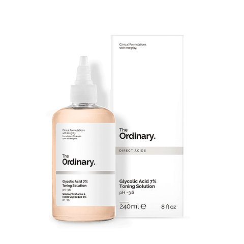 Nước Cân Bằng Tẩy Da Chết The Ordinary Glycolic Acid 7% Toning Solution pH-3.6 (240ml)