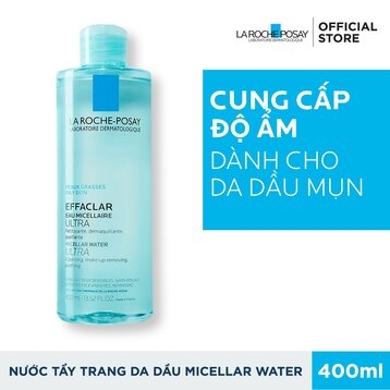 Nước Tẩy Trang La Roche-Posay Effaclar  Micellar Water Ultra Oily Skin