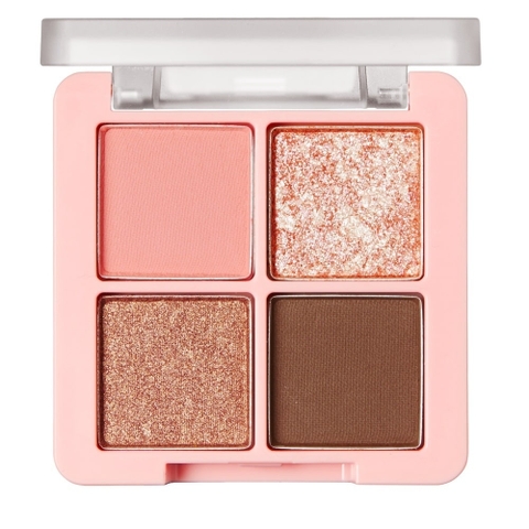 Phấn Mắt 4 Ô Black Rouge Crystal Heart Lock Shadow # 01