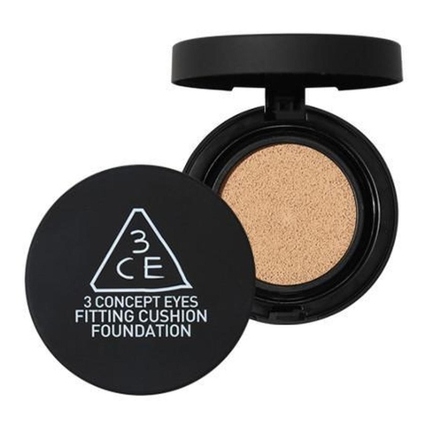 Phấn Nền 3CE Fitting Cushion Foundation SPF50+ PA+++ #001