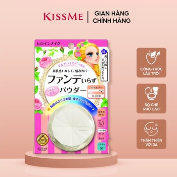 Phấn Phủ Kissme Heroine Make Long Stay Powder High Cover SPF 43 PA+++ 4.8g