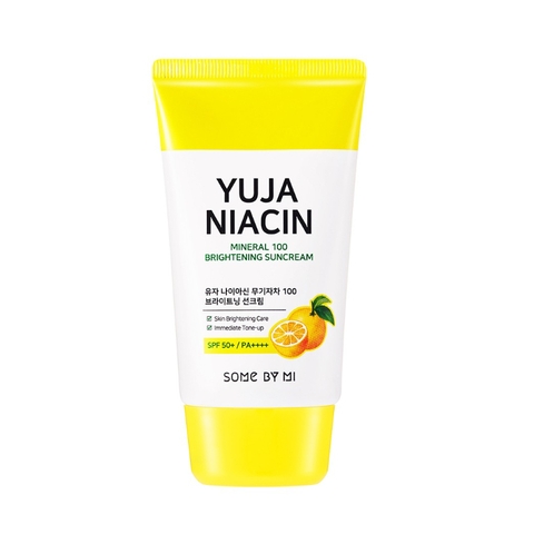 Kem Chống Nắng SOME BY MI Yuja Niacin Mineral 100 Brightening Suncream SPF 50+ PA++++ - 50ml